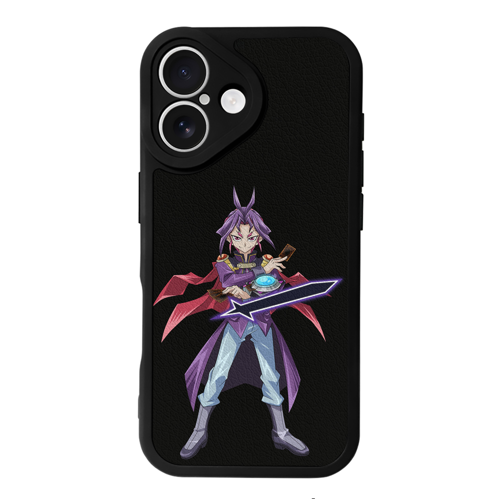 遊☆戯☆王 Yu-Gi-Oh! 【iPhone 16シリーズ対応】シリコンスマホケース（レザー調） 材質：シリコン